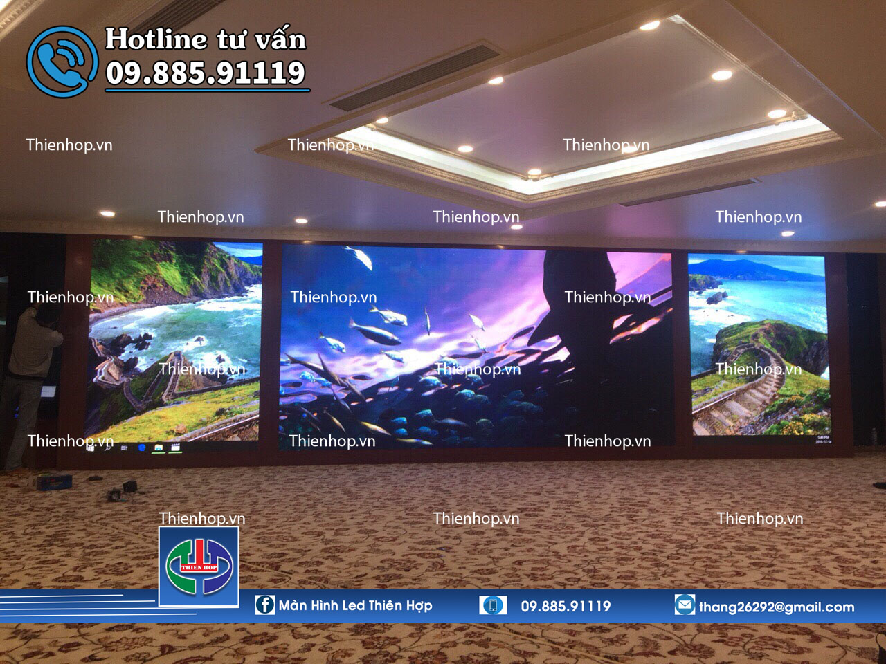 màn hình LED P2.5 trong nhà