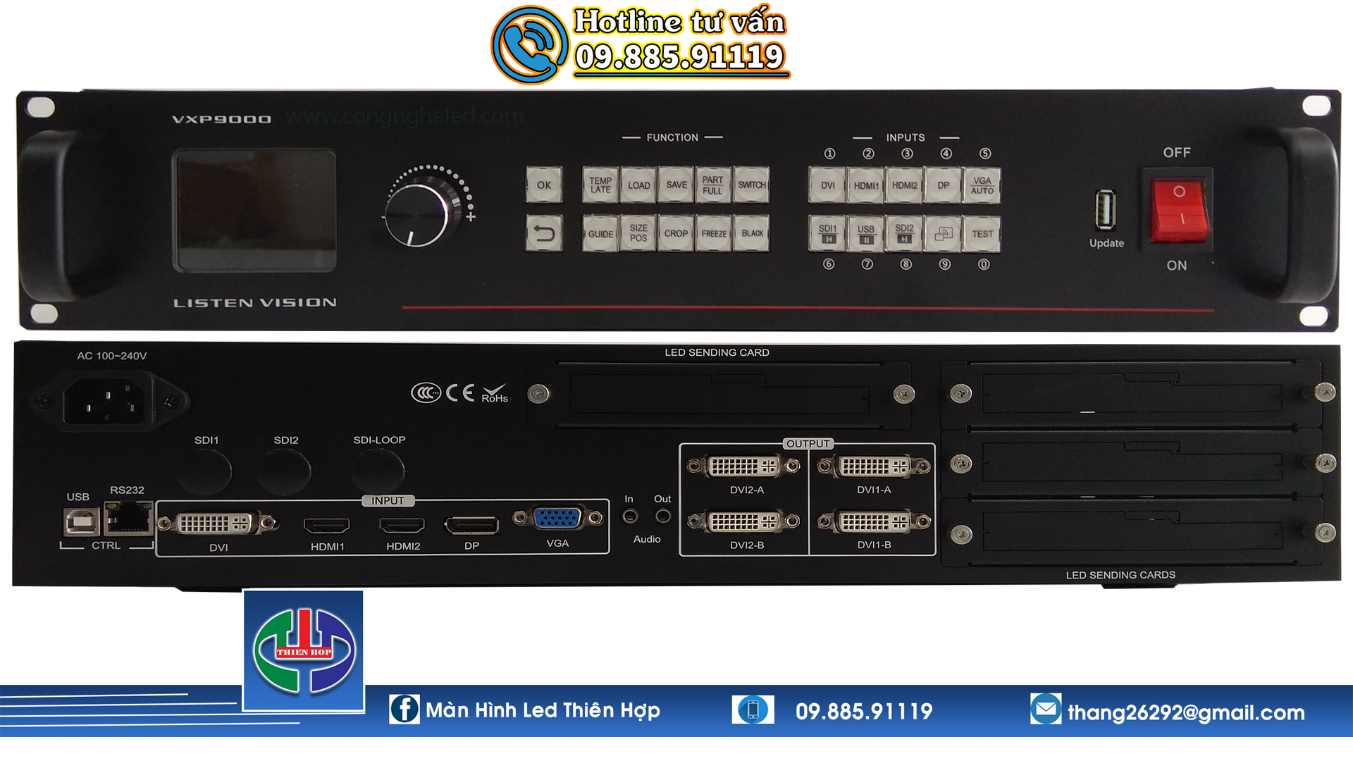 Bộ xử lý hình ảnh Listen VP1000X