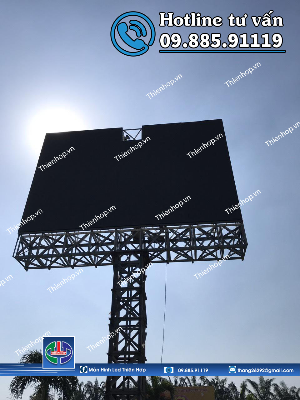 MÀN HÌNH LED P5 OUTDOOR TẠI CAO TỐC LONG THÀNH