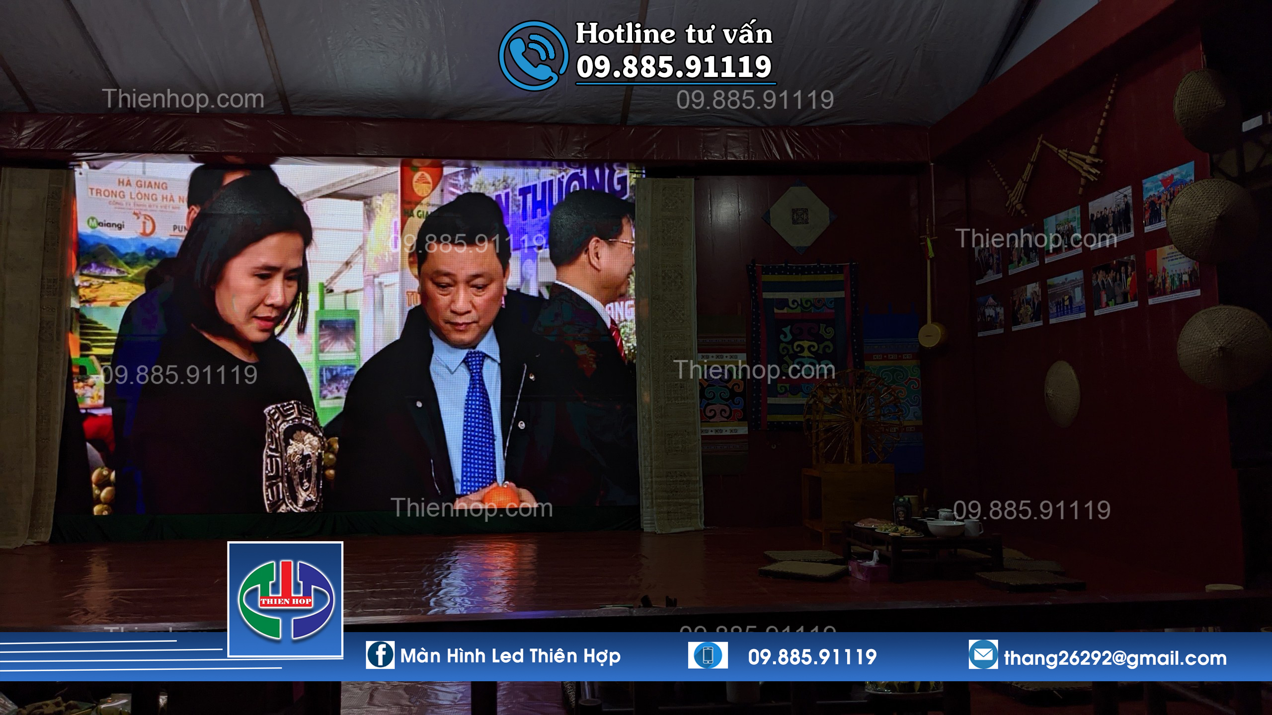 Màn hình Led cho thuê trong nhà
