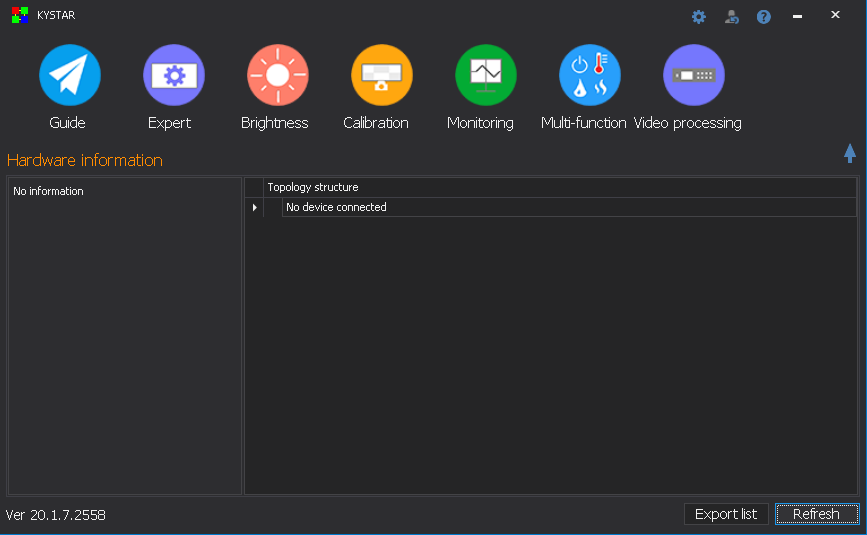 Kystar Control System 20
