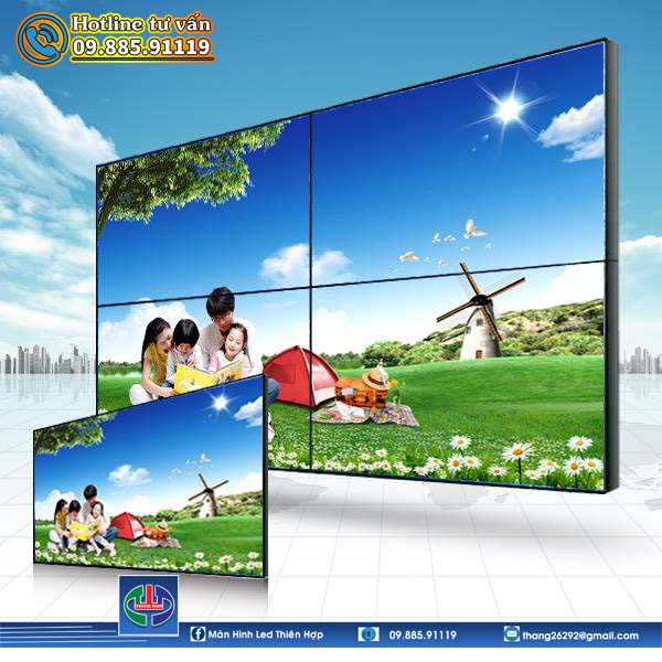 MAN HINH LCD GHEP 49 INCH VIEN 3.5MM