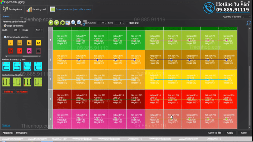 Huong dan chi tiet ve sơ do và thiet lap tham so cho man hinh
